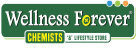 Wellness Forever Lifestyle Chemist Logo